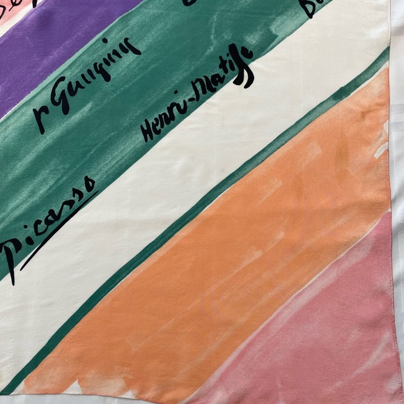 Metropolitan Museum of Art silk scarf - Picture 4 of 14